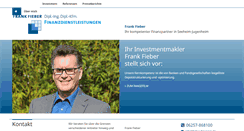 Desktop Screenshot of fieber-finanzen.de