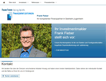 Tablet Screenshot of fieber-finanzen.de